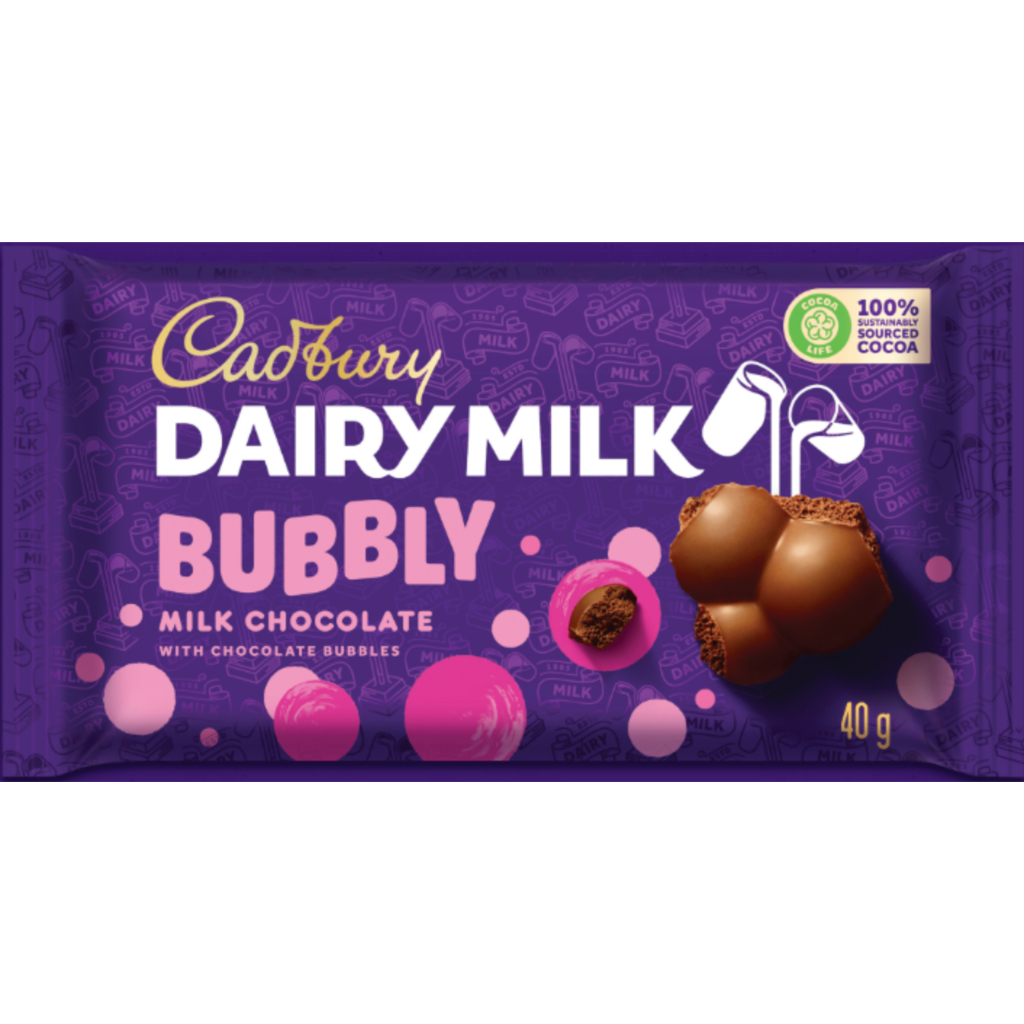【Ready Stocks】Cadbury Dairy Milk Bubbly (40g) Shopee Singapore