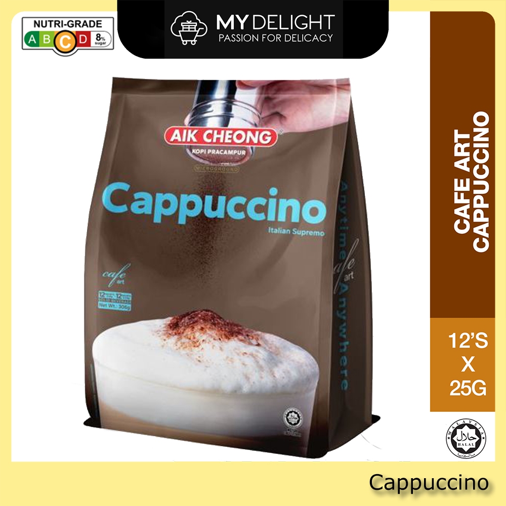 Pack) Aik Cheong Cappuccino Cappucino Cafe Art With Choco