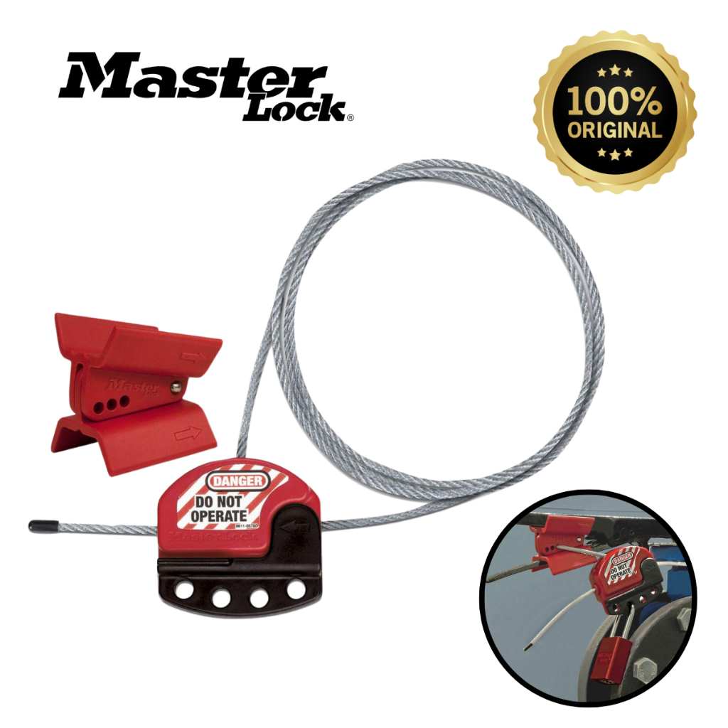 Butterfly S3921 Adjustable Butterfly Valve Lockout Kit, Chemical ...