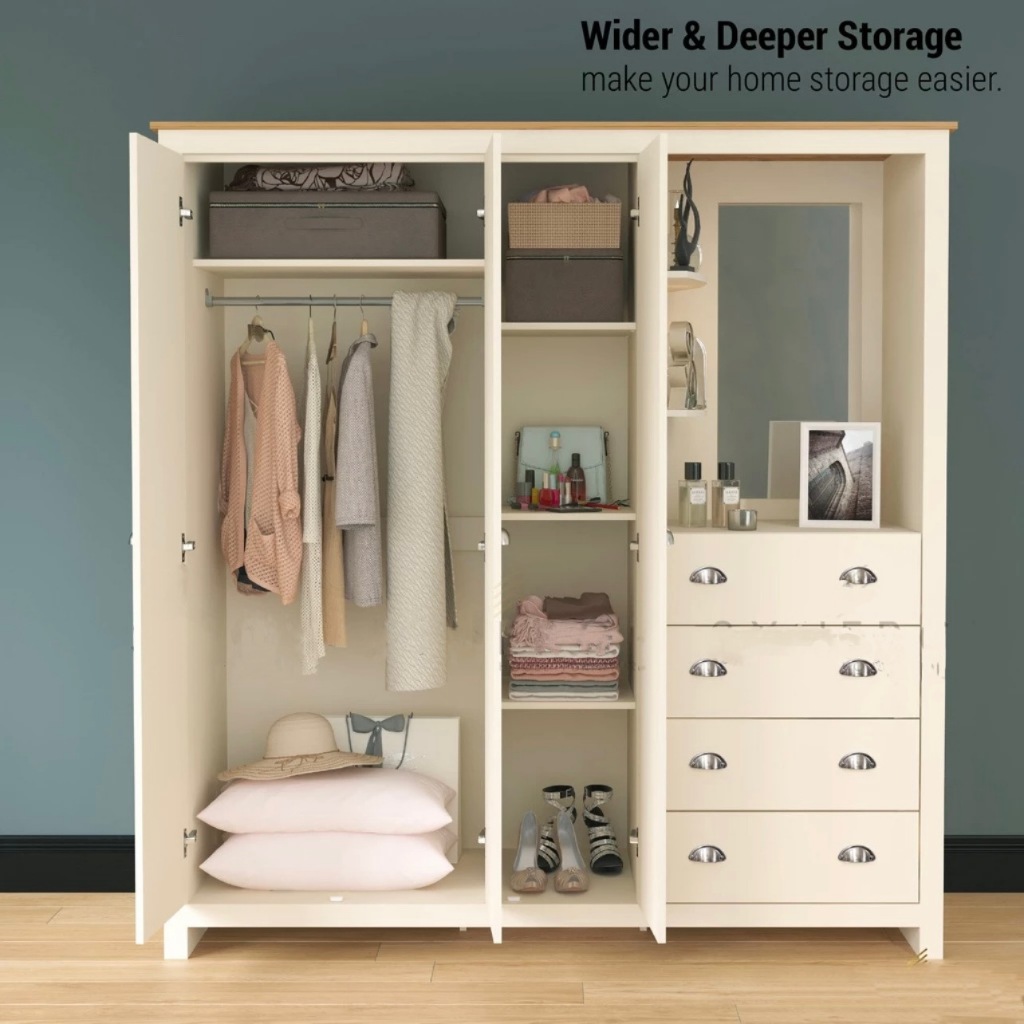 Lexington 3 drawer combi wardrobe hotsell