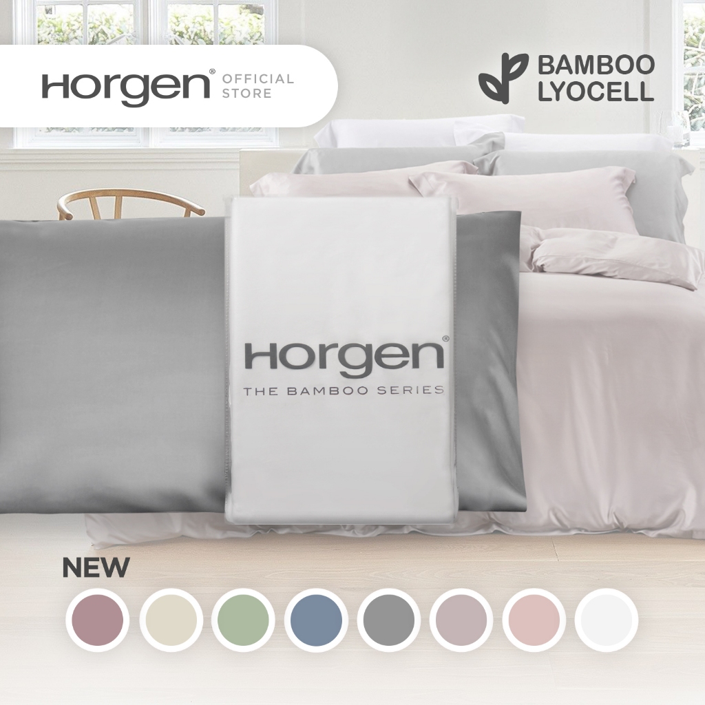 (2 Pillowcase Set only) Silky Soft Bamboo Lyocell Pillowcase
