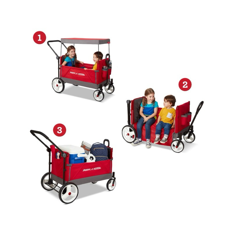 SG SELLER] Radio Flyer Wagon Convertible Stroll 'N Wagon