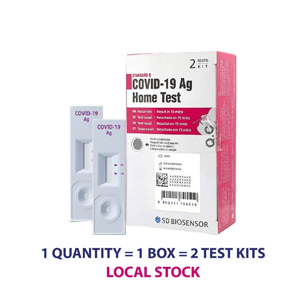 Free Shipping Ready Sg Stocks Sd Biosensor Standard Q Covid Ag Antigen Rapid Self Test