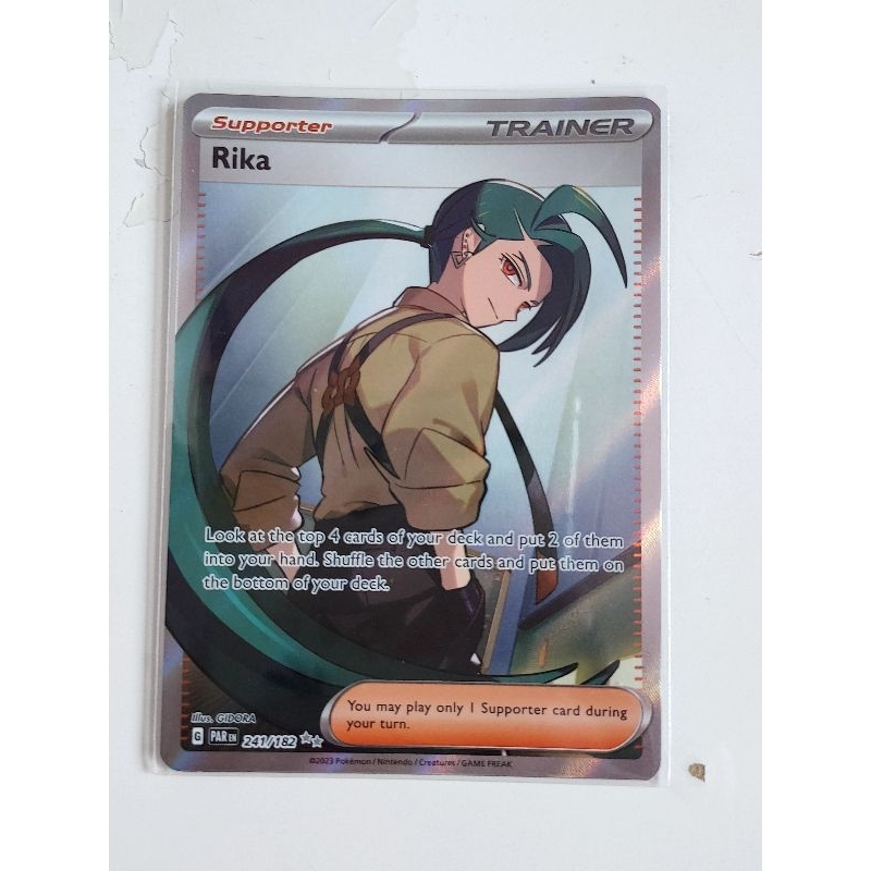 Pokemon rika full art trainer supporter paradox rift card | Shopee Singapore