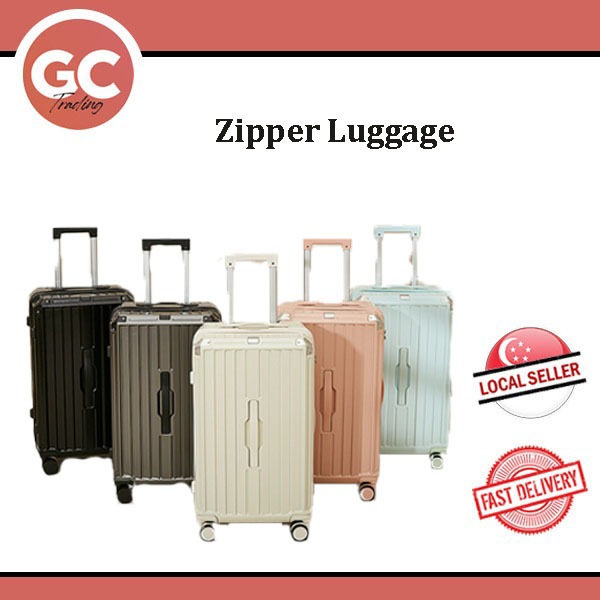💥SG Seller💥Traveling Zipper Luggage with Universal Wheel | Shopee Singapore