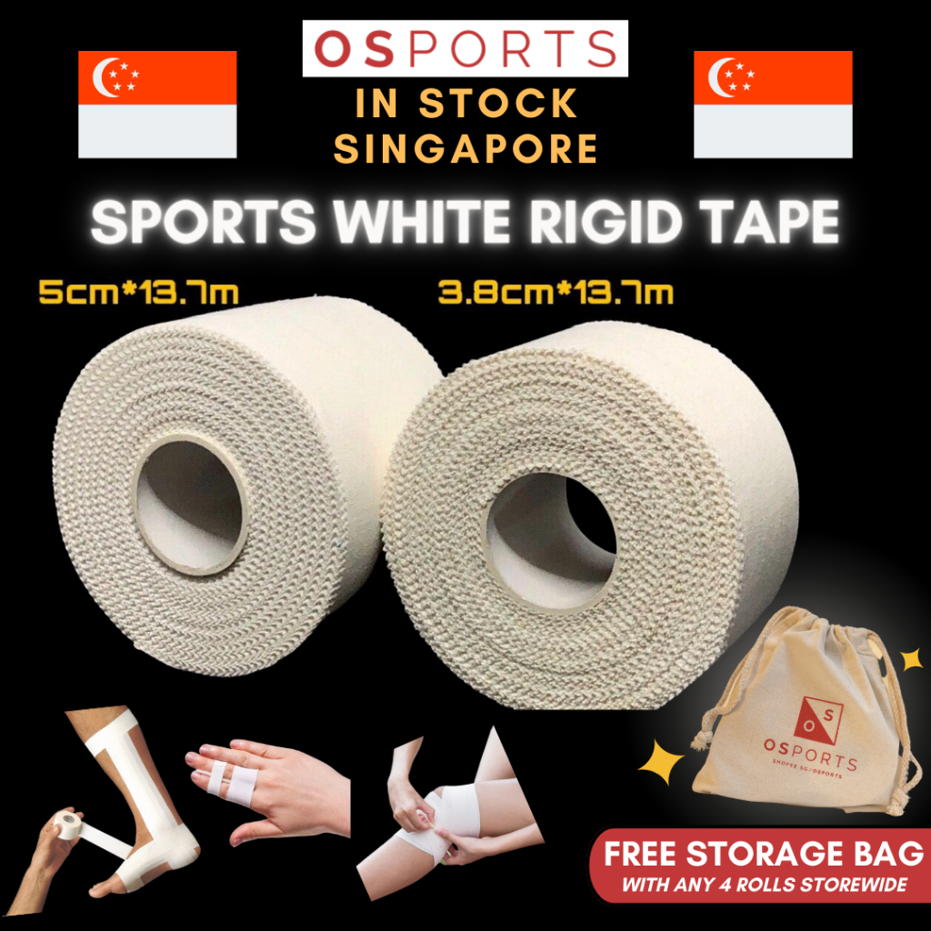White sports tape (tape bandage) - 3.8 cm x 10 m