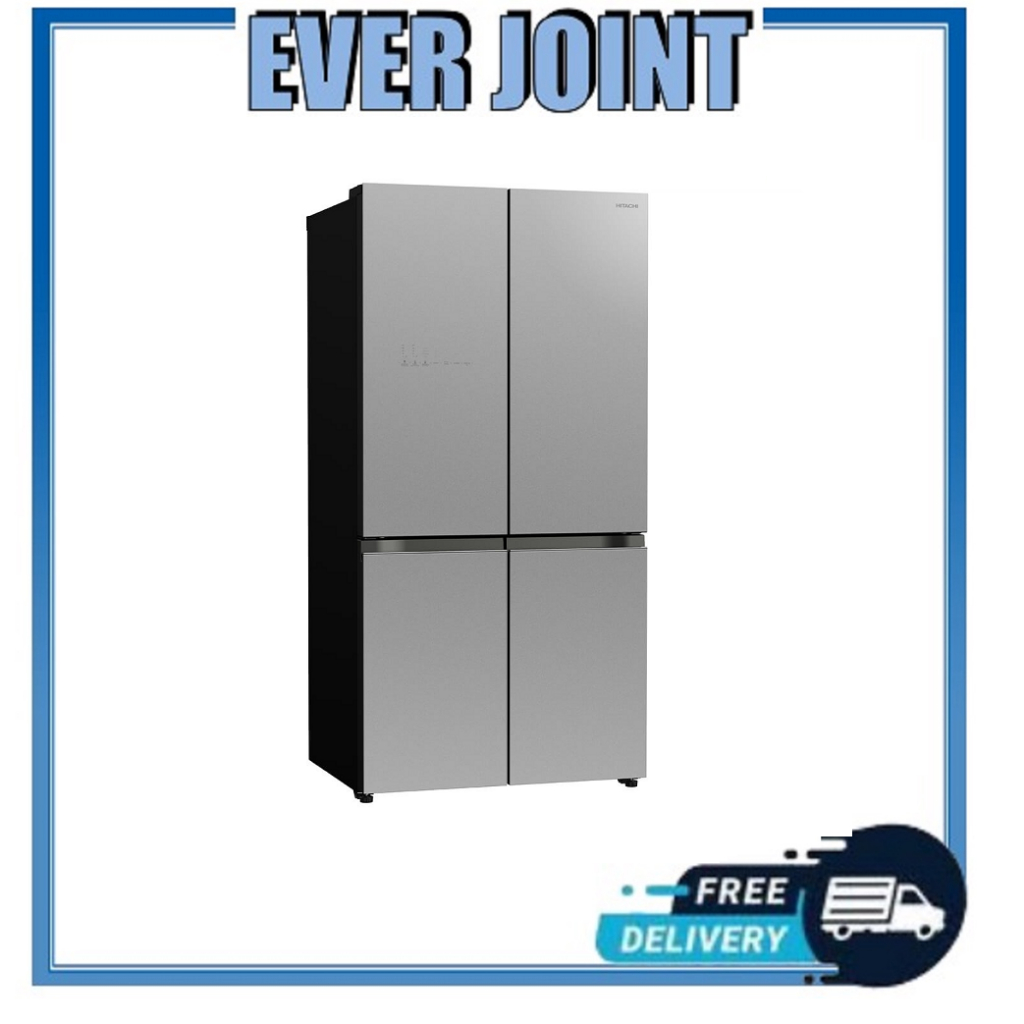 Hitachi RWB640V0MS French Door Bottom Freezer Fridge + Free Rice