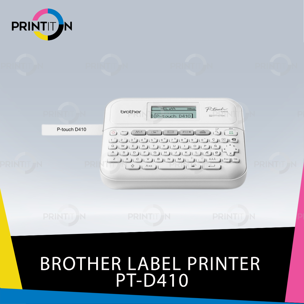 [ORIGINAL] Brother PT-D410 PT D410 Label Printer | Shopee Singapore