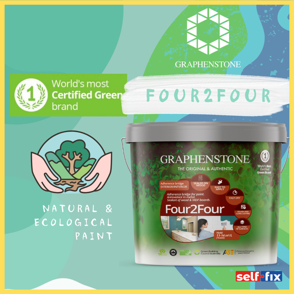 Graphenstone Four2Four All Purpose Primer for Wood, Metal, and All