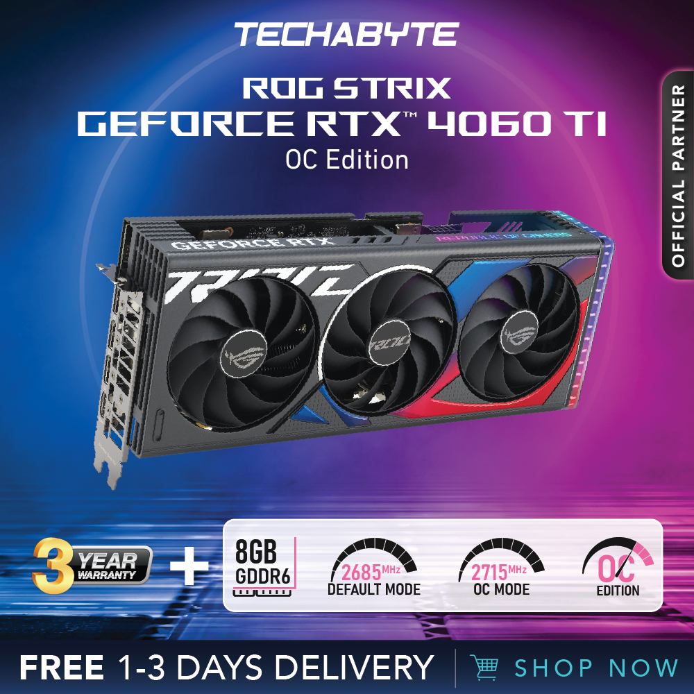 ASUS Dual GeForce RTX™ 4060 Ti OC Edition 8GB GDDR6, Graphics Card