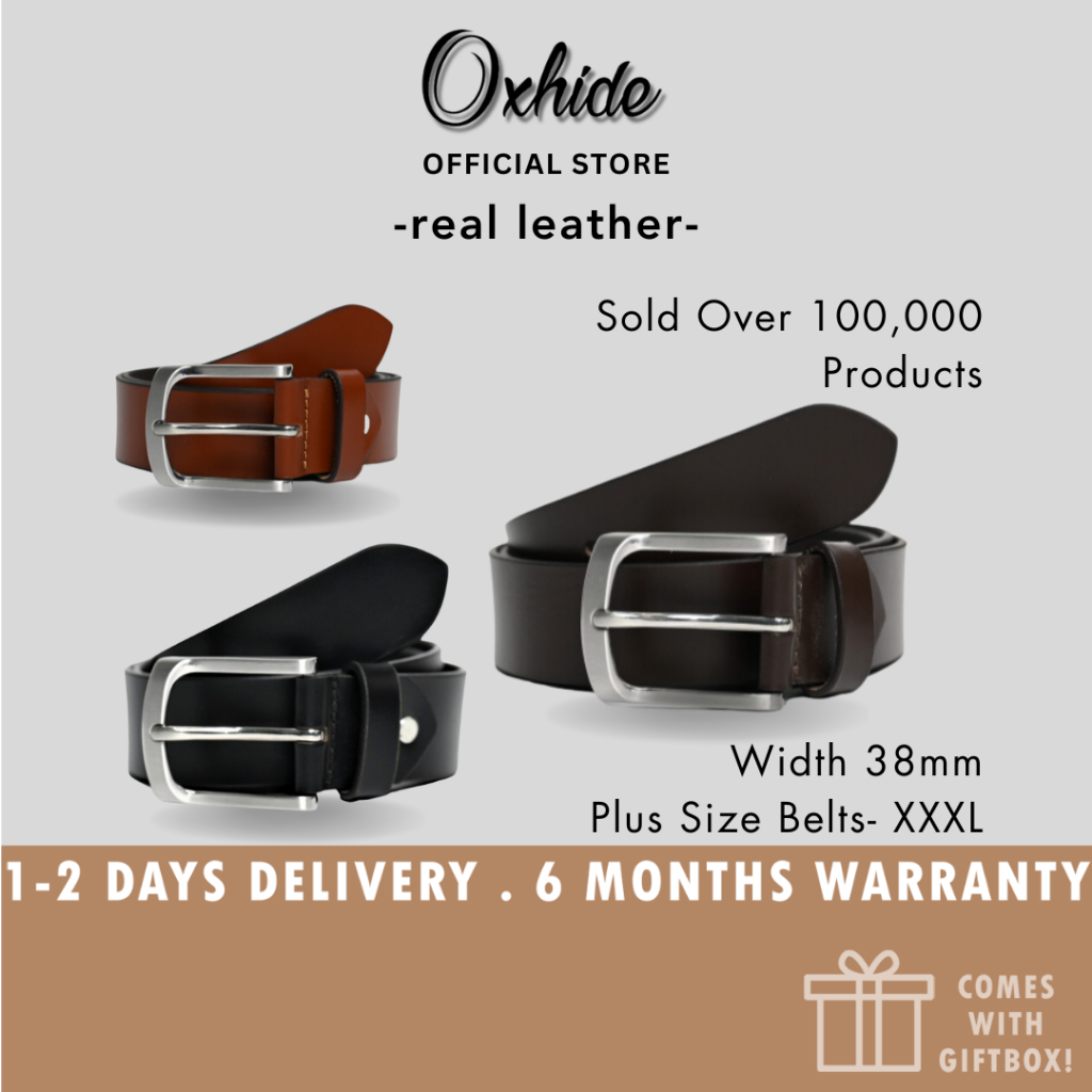 Plus Size Belt Men - Belt Men 150cm to 180cm - Extra Large Size Leather Belt  - Full Grain Leather Belt - XXXL HPOX