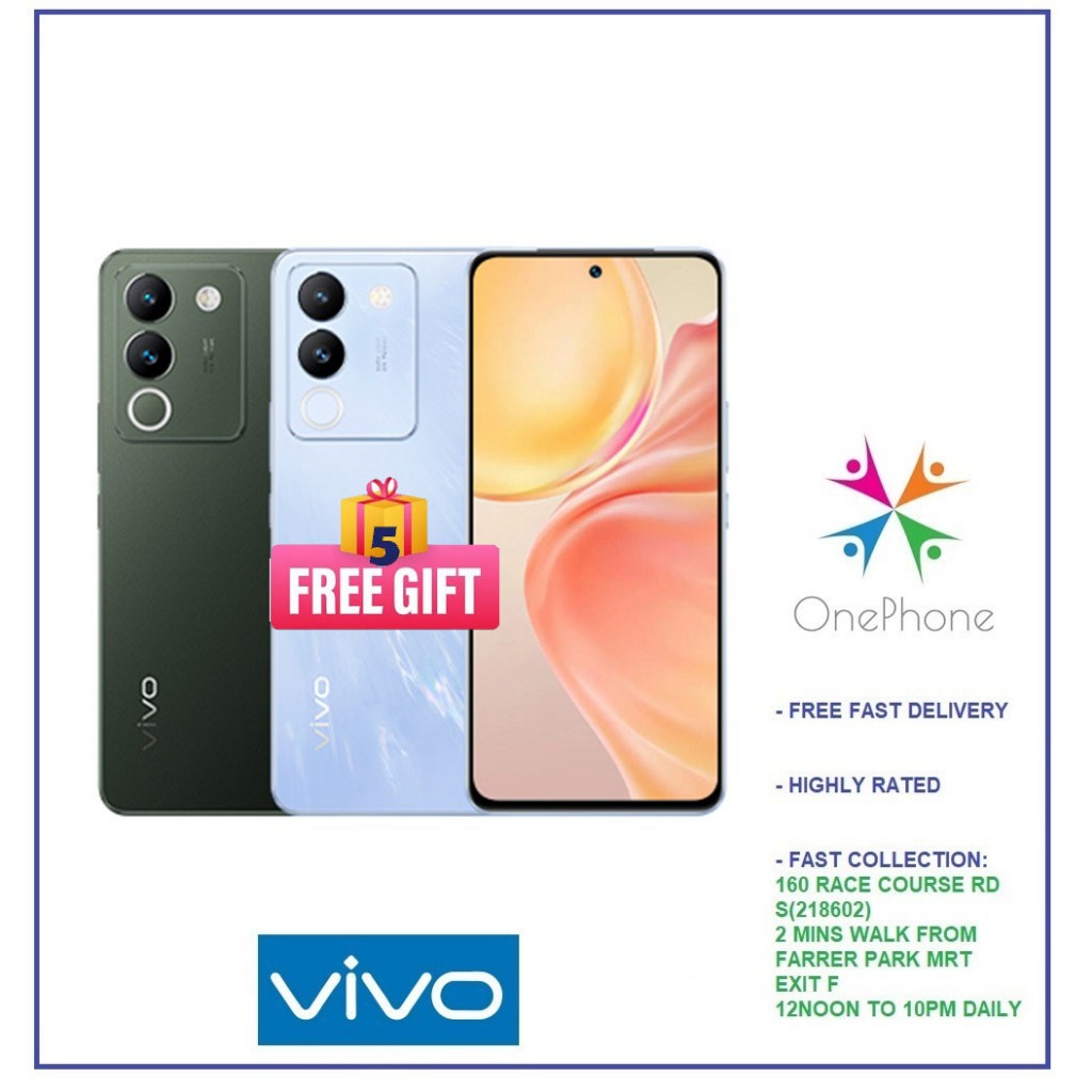 Vivo V29 5G 256GB/12GB( FREE GIFTS) Price in Singapore