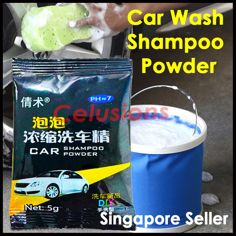 【SG Seller】 ️Highly Concentrated Car Wash Powder ️Shampoo Foam Washing ...