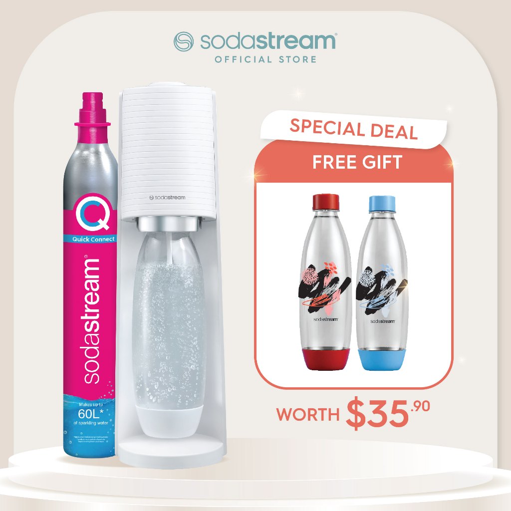 SodaStream Terra White Sparkling Water Maker Shopee Singapore