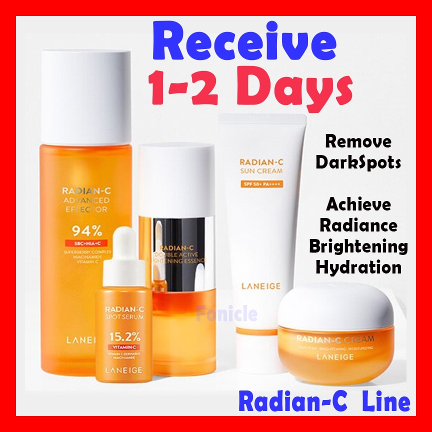 💥RECEIVE 12 DAY💥 Laneige RadianC Cream / Advanced Effector /Double