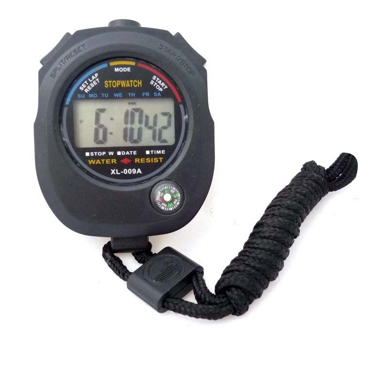 Digital Stopwatch Stop Watch, Time & Alarm Water Resist 5 BAR 1 year ...