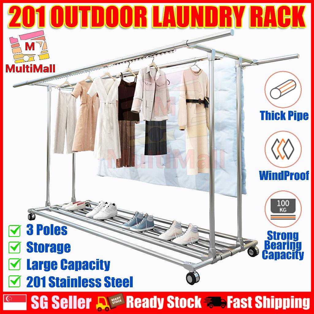 201/304 Stainless Steel Laundry Rack Drying Rack | Clothes drying rack ...