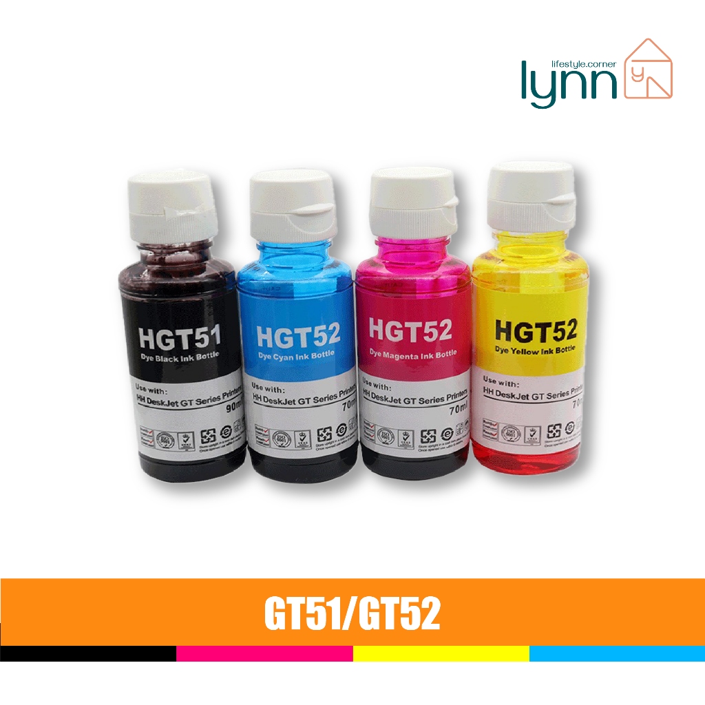 HP GT51 / GT52 / GT53 Compatible Ink Bottle – Printer Refill | Shopee ...