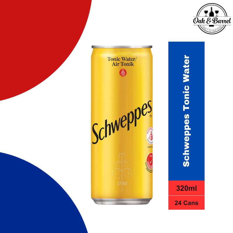 Schweppes Tonic Water 24 Cans x 320ml Shopee Singapore