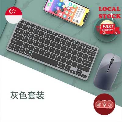 Bluetooth Wireless Keyboard Rechargeable Compact Slim 3 Modes Wireless ...