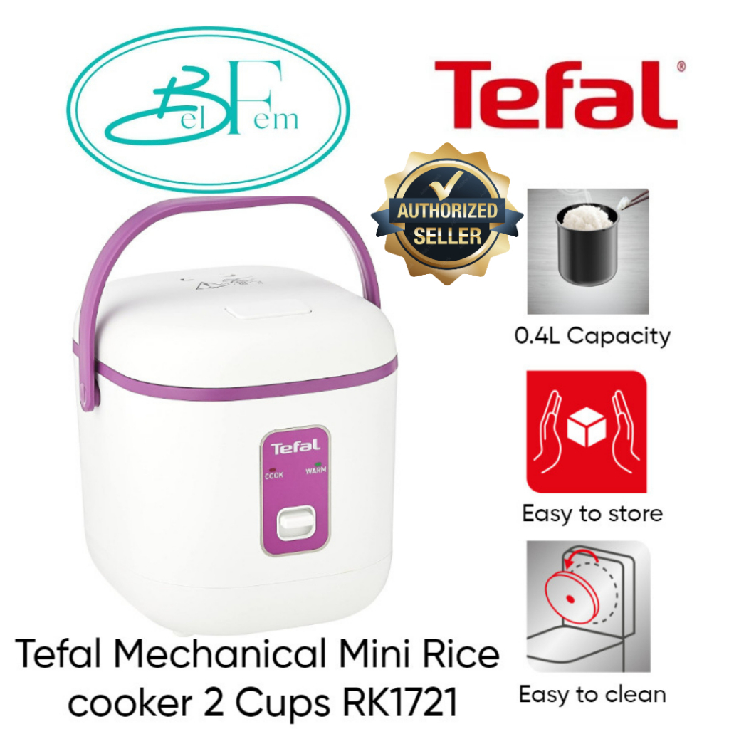 Tefal RK1721 Mechanical Mini Rice cooker 2 YEARS WARRANTY Shopee