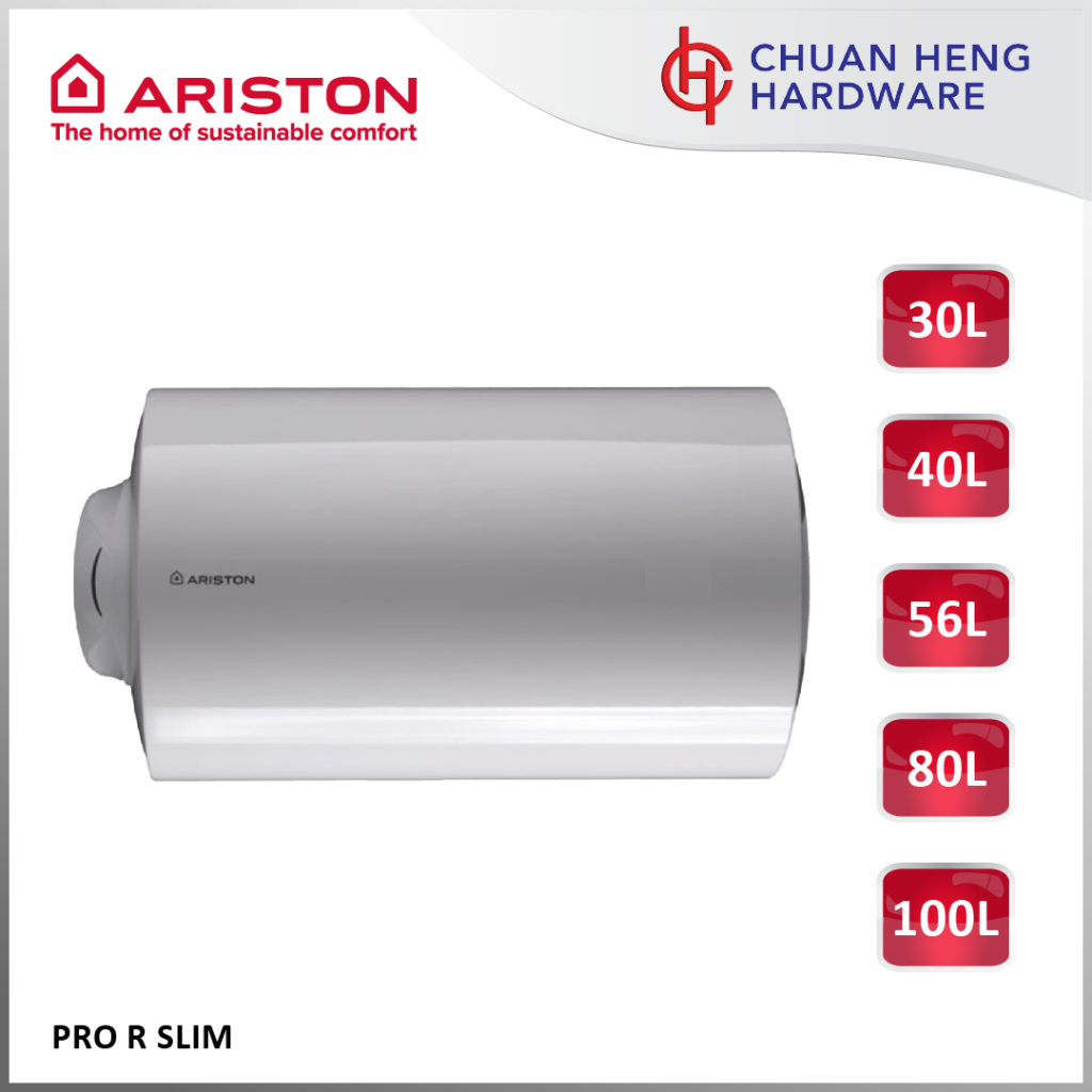 Ariston Pro R Slim Storage Water Heater | Shopee Singapore