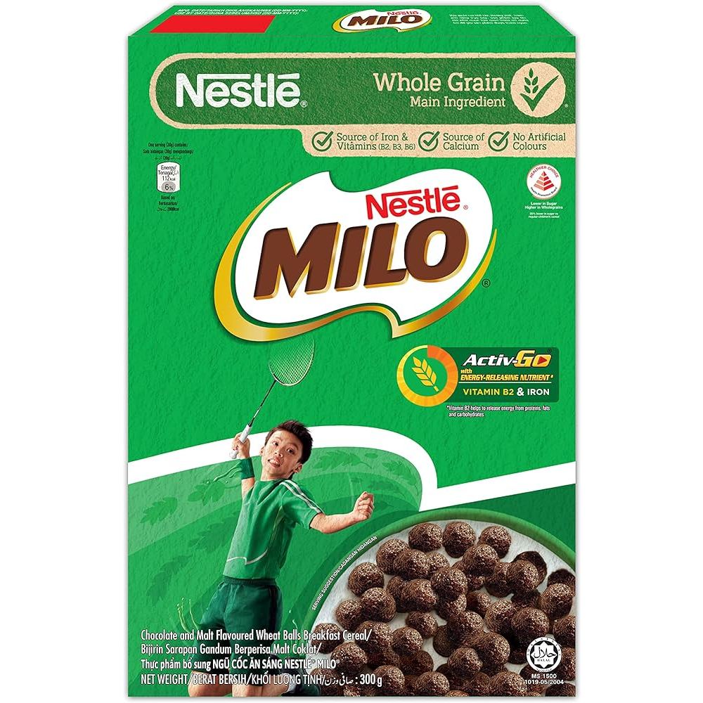 NESTLE MILO Breakfast Cereal With Whole Grain 330g | Shopee Singapore