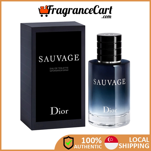 Christian Dior Sauvage EDT for Men 60ml 100ml 200ml Tester New 100 Authentic Perfume FragranceCart CD Savage Black Shopee Singapore