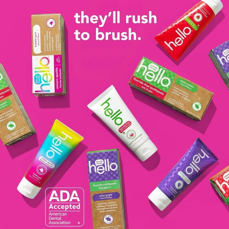  expiry jun 2025 sg ready stock usa hello kids toothpaste blue