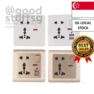 Single 1 Gang Switch 5 Pole Universal Outlet Intelligent Google Home/  Alexa Smart WiFi Plug Power Wall Socket with USB - China 5 Pole Universal  Outlet Smart Wall Socket, Intelligent Google Smart