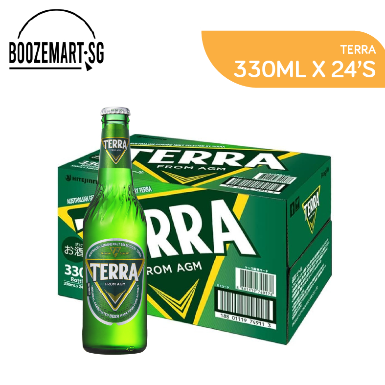 Terra Beer 330ml x 24's BTL Shopee Singapore