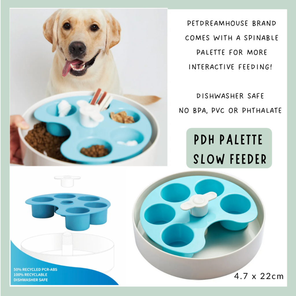 Outward Hound Paw Feeder non toxic Slow Fun Feeder Food Pet Bowl dog cat non toxic challenge puzzle kyjen Shopee Singapore