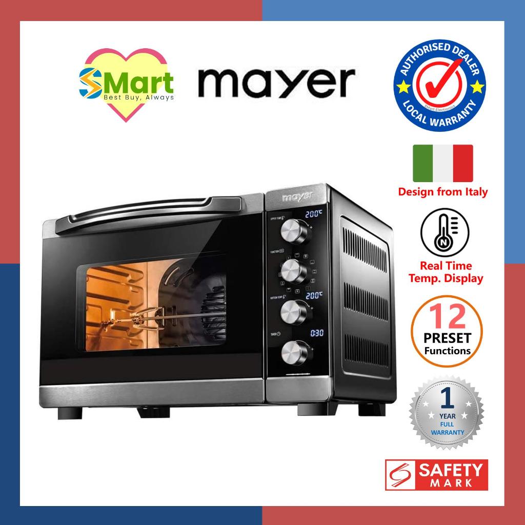 Mayer 40L Smart Electric Convection Oven with Rotisserie MMO40D Shopee Singapore