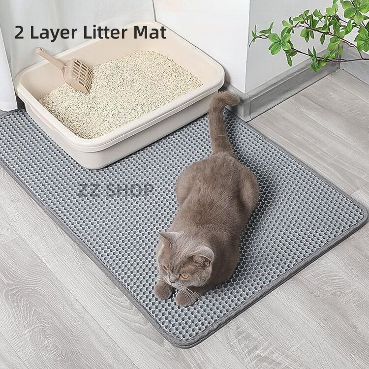 2 layer cat litter mat hotsell