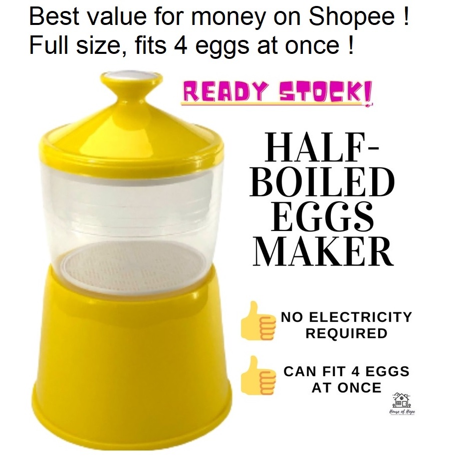 Soft boiled Egg maker from Shopee 