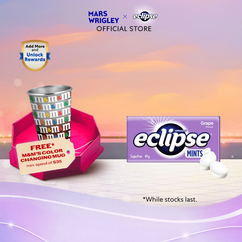 Eclipse Grape Tins 35g Mints / Fruity / Snacks | Shopee Singapore