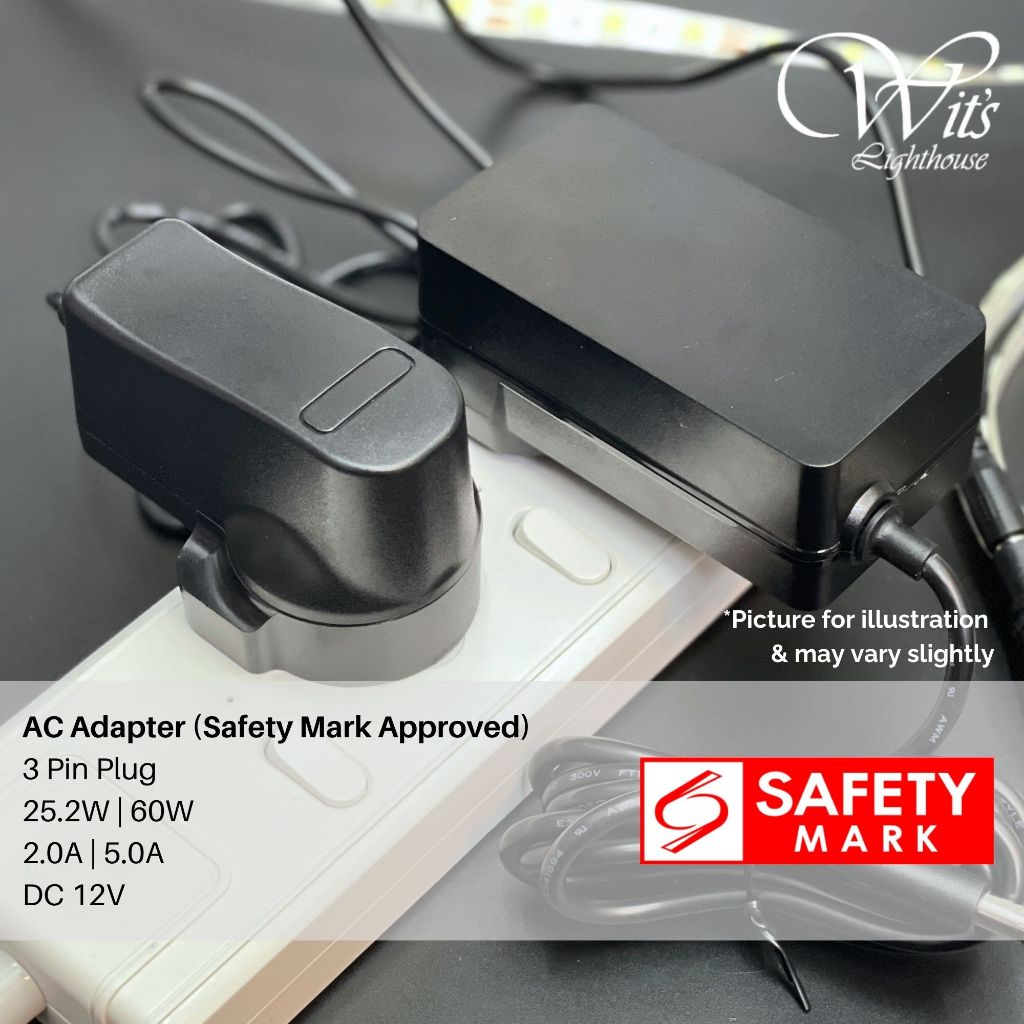 AC 100V-240V DC Adapter 12V 2A 12V 5A Safety Mark Switching Power ...