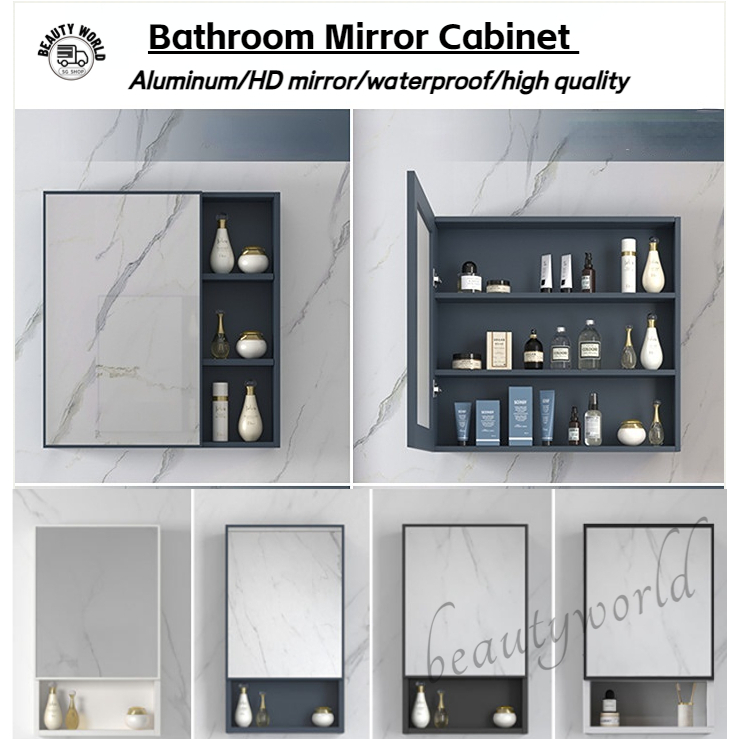 ???SG Seller???Aluminum wall hanging mirror Bathroom mirror