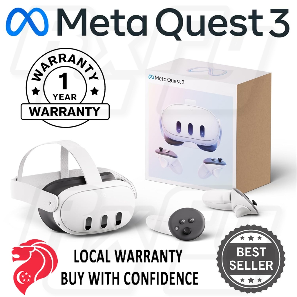 Meta Quest 3 128gb 512gb Vr Headset Virtual Reality — Breakthrough Mixed Reality — Powerful 2412