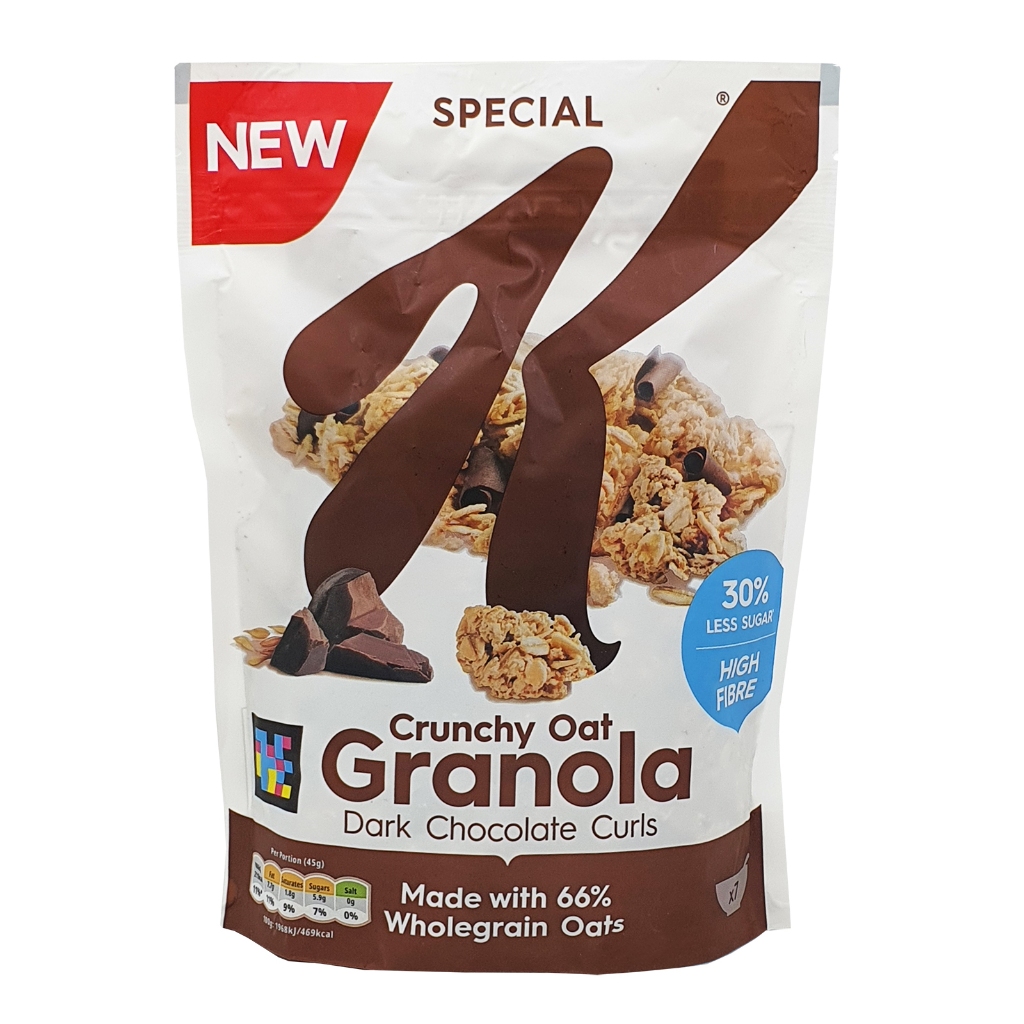 Kellogg's Special K Crunchy Oat Granola Dark Chocolate Curls 350g