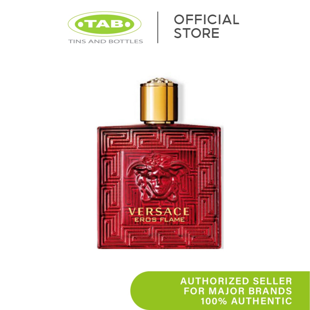 VERSACE Eros Flame Men EDP 30ml 50ml 100ml Tester Packaging Shopee Singapore