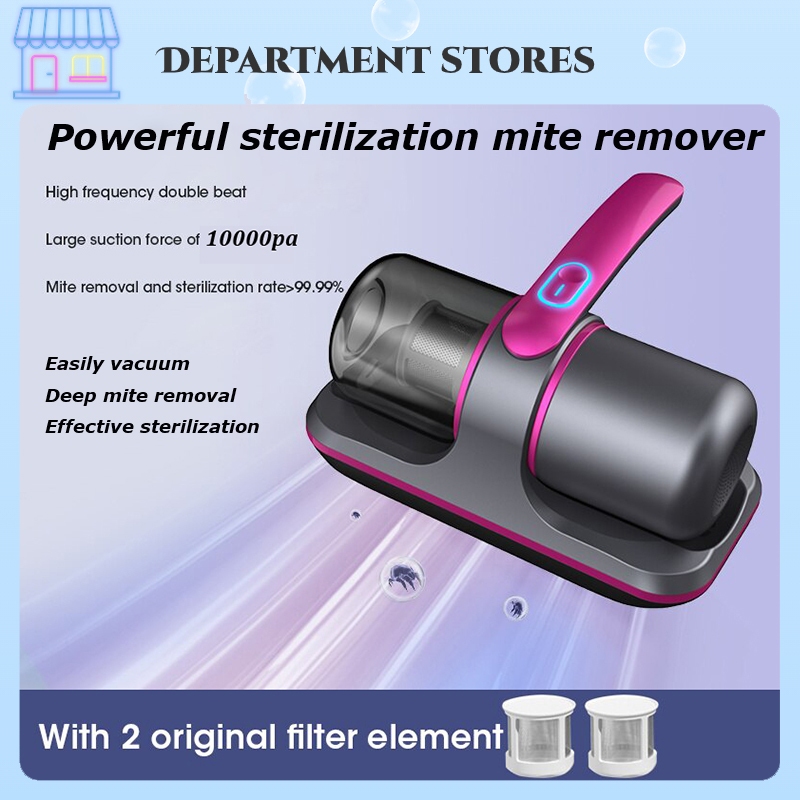 （SG Ready Stock)Cordless Dust Mite Remover Electric Vacuum Cleaner Handheld Bed Mattress Vacuum