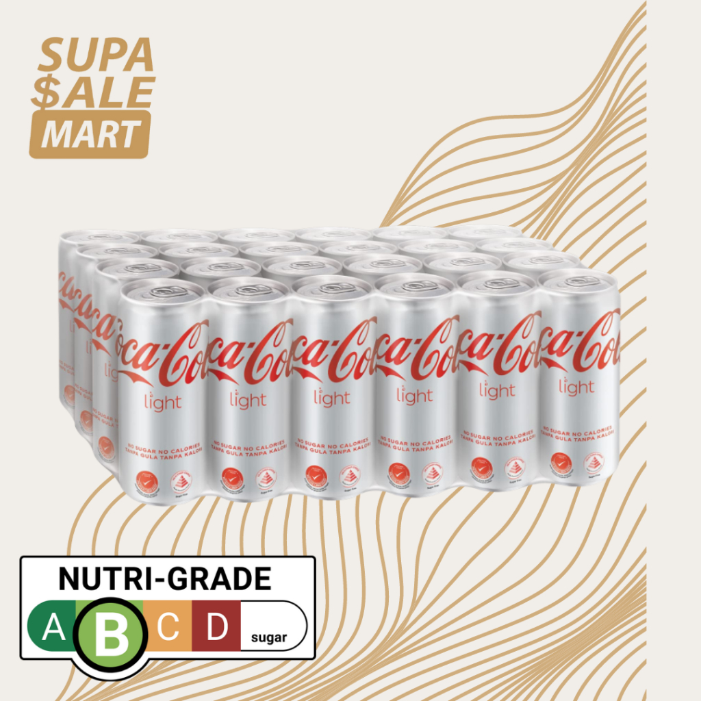 Coke Light Coca‑cola Light No Sugar No Calories 24 X 320ml Shopee