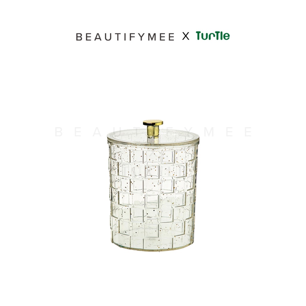 [ BEAUTIFYMEE x TURTLE ] Cotton Bud Cotton Swab Cotton Pad Storage Box