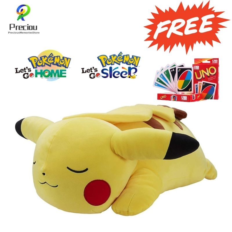 sleepy pikachu plush