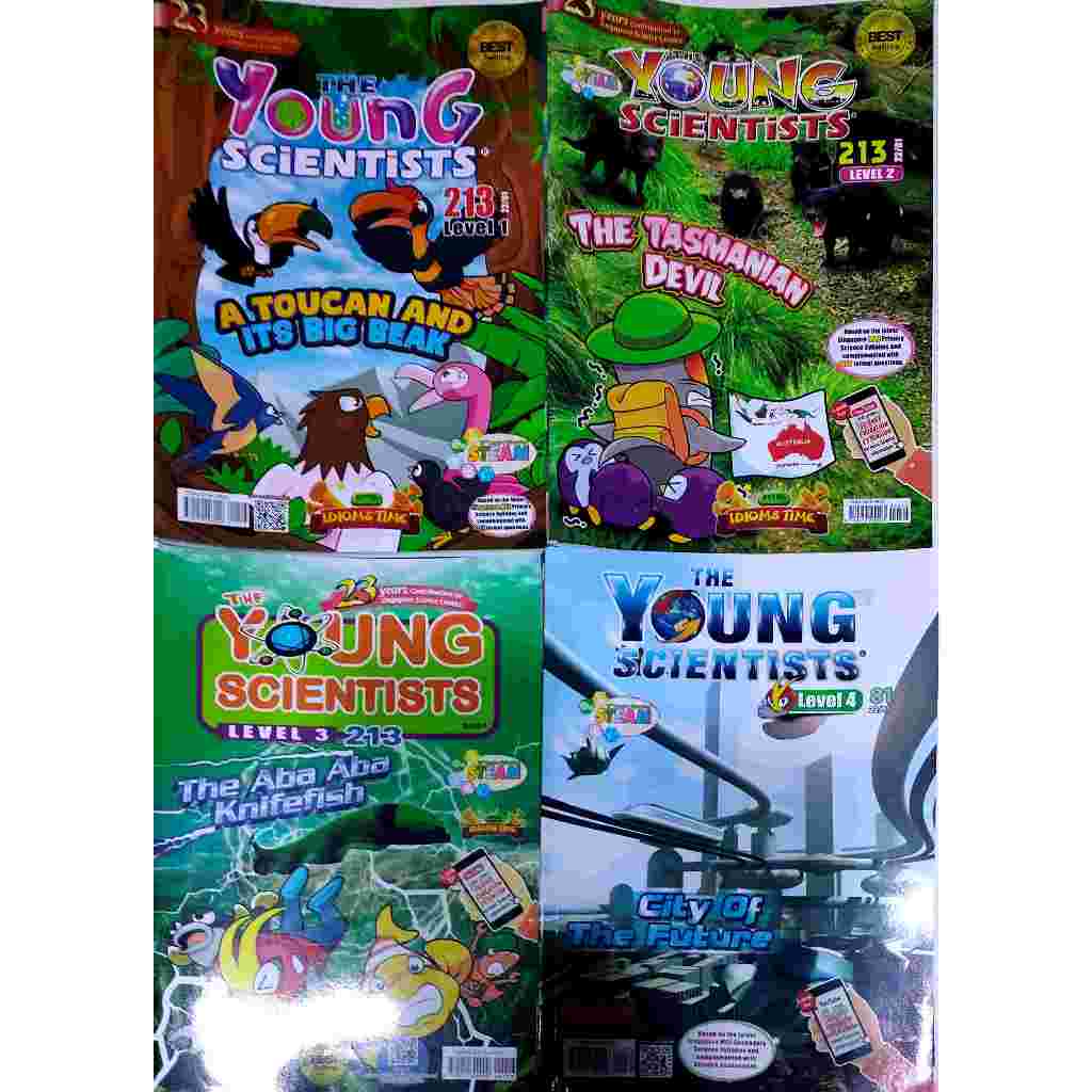 [Used] ET.16 [SG STOCK]《Young Scientists》 (2022 Level 1-4, 40 books  collection) (please Contact Seller after order)