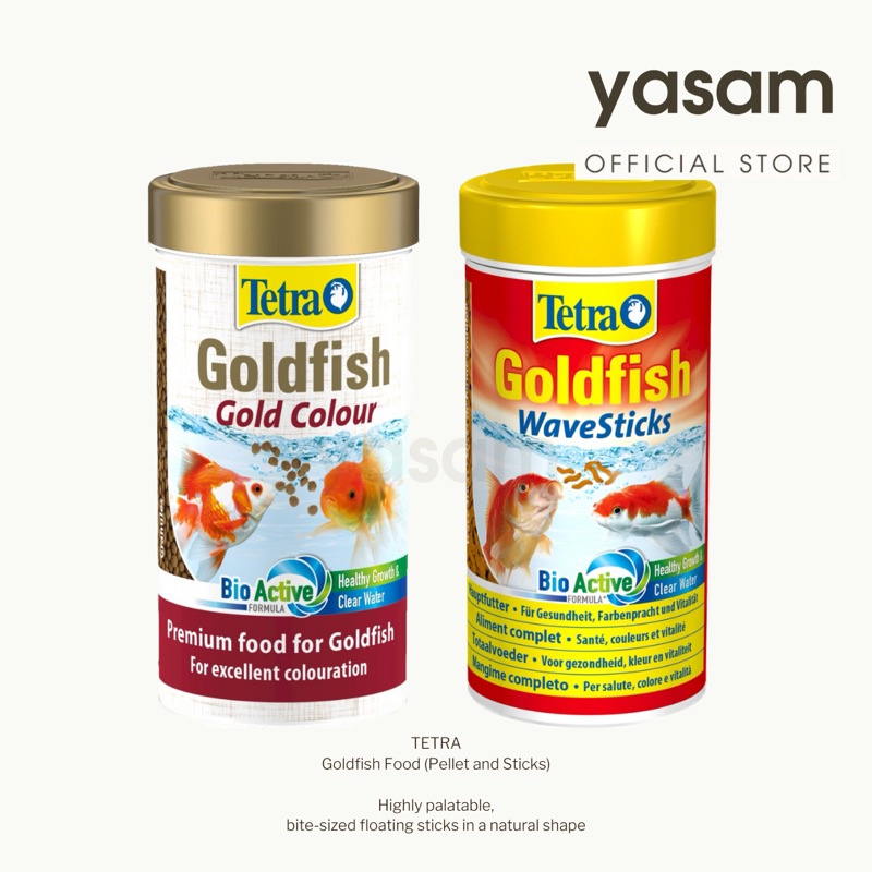 TETRA - Goldfish Color Enhancing Food (Pellet and Sticks) | Shopee Singapore