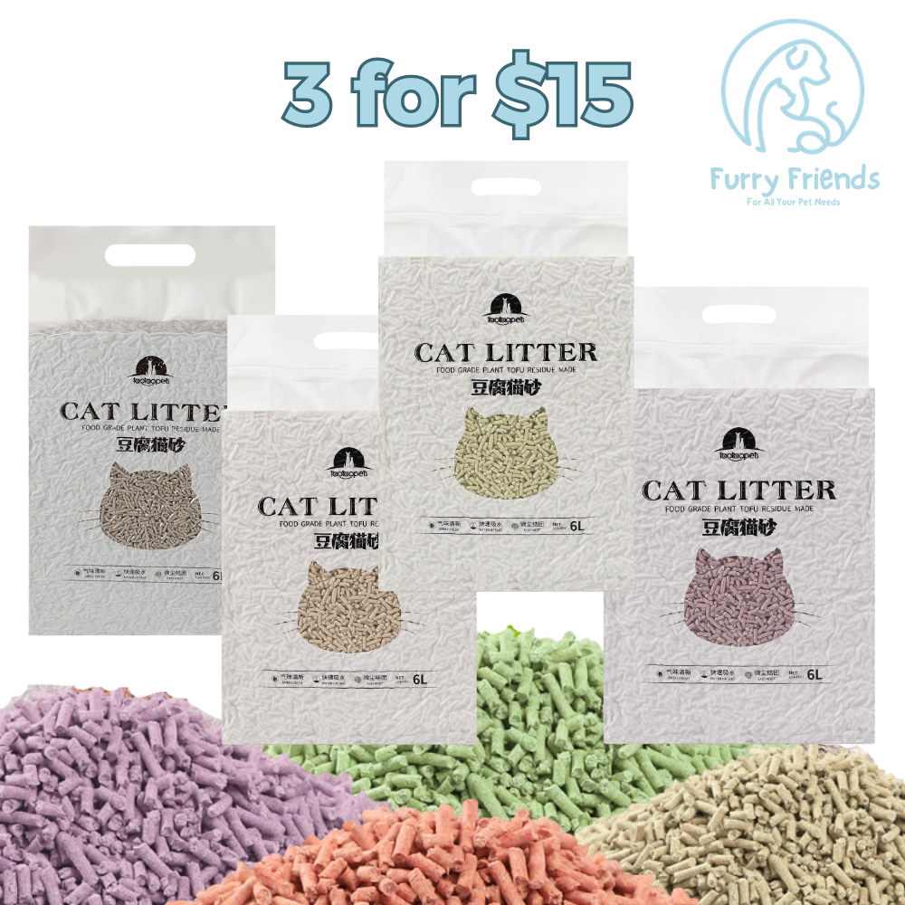 [3 for 15] Cat Litter / Tofu Cat Litter / Cleaning Clump Tofu Litter