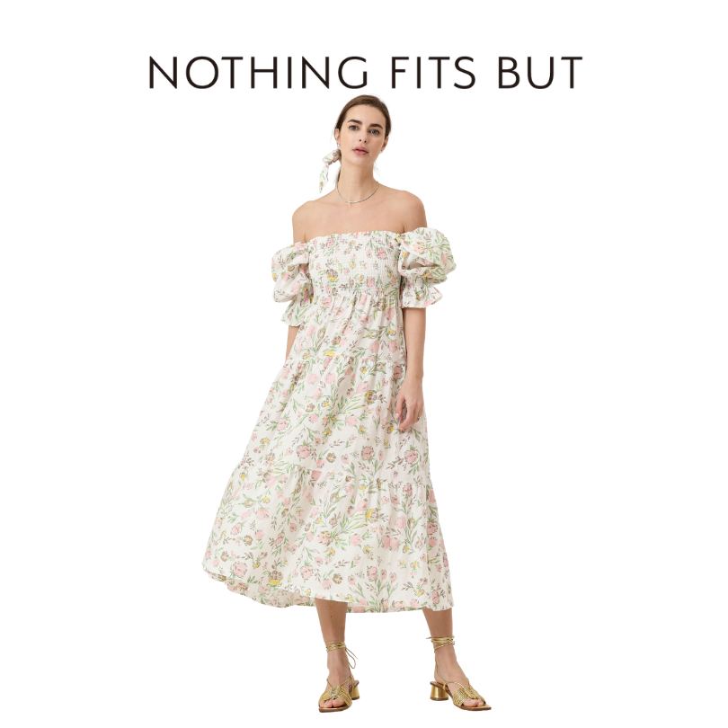 NOTHING FITS BUT] Women's Classic Linen Nursing Dress, Cotton Kiko  Maternity Dress, Casual Maternity Dress 5 COLORS | Shopee Singapore