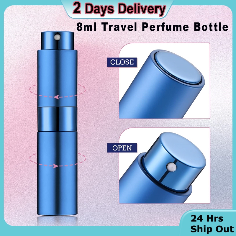 [SG]8ml Mini Refillable Perfume Bottle for Travel, Portable Empty